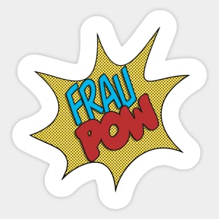 Frau Pow! Sticker